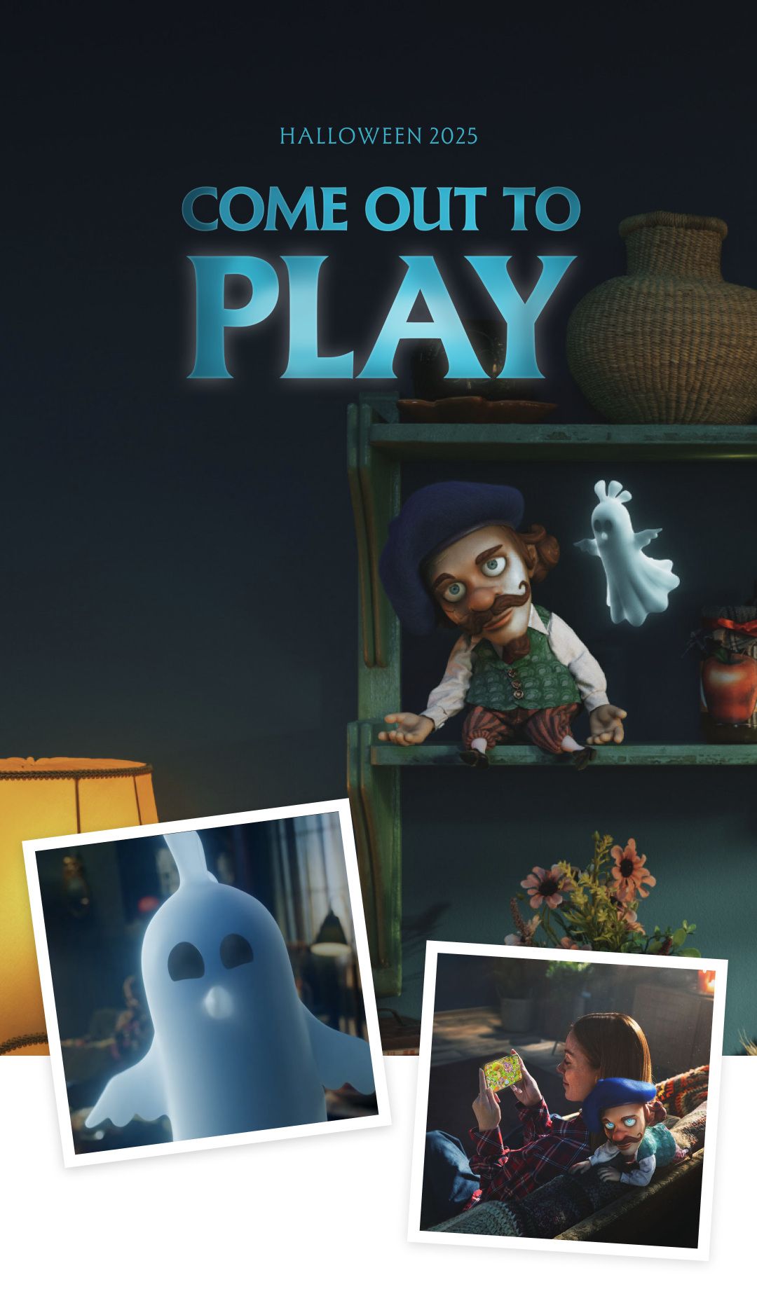 Hay Day Halloween 2025, campaign key visual on mobile by Bou