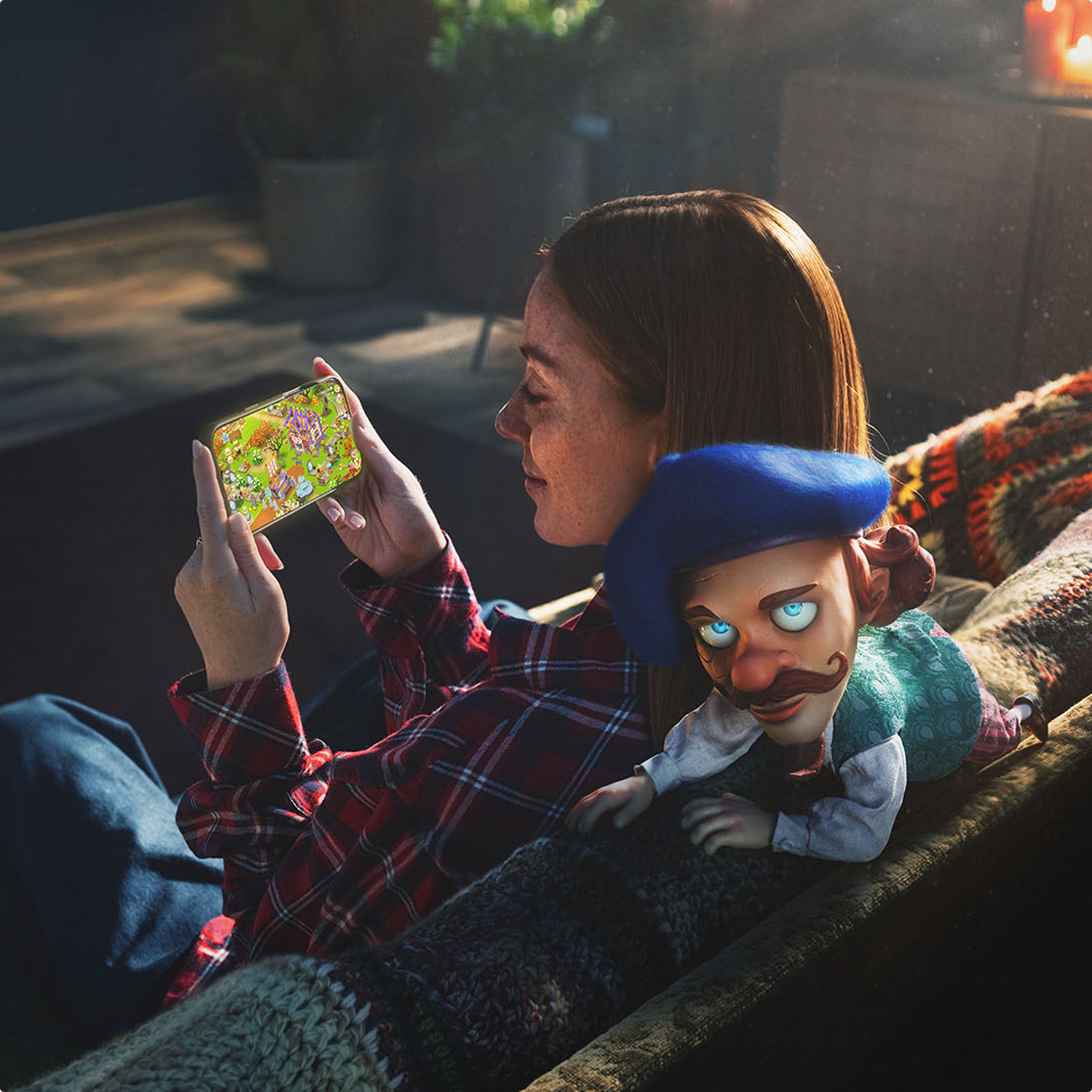 Hay Day Halloween 2025 – mobile key art by Bou & Veli
